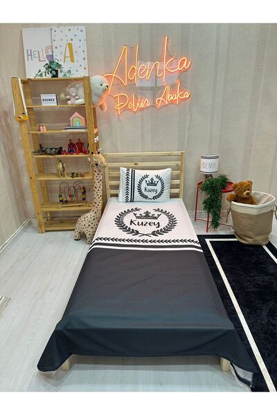Wreath Bay Circumcision Bedspread Themed, Personalized , Customizable , Quilting Set Single