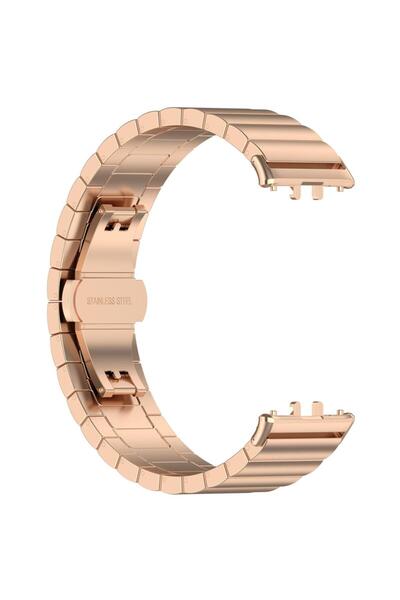 Techmaster Samsung Galaxy Fit 3 R390 Compatible Metal Link Steel Cord Strap