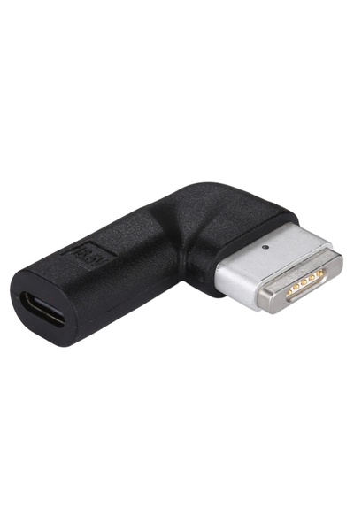 Techmaster Type-c To Magsafe 2 Ile Uyumlu 85w A Kadar Destekli 90 Derece Çevirici Adaptör