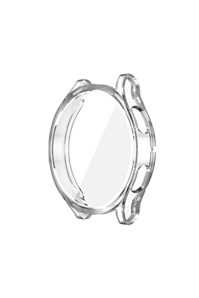 Techmaster Samsung Galaxy Watch 4 44mm Silikon Kapak Kılıf Ekran Koruyucu