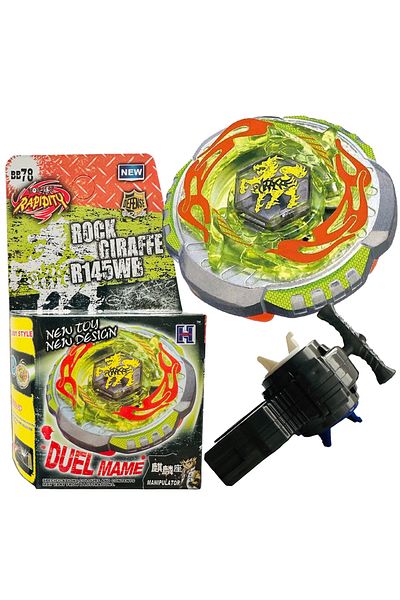 RAPIDITY Bb78 Beyblade Metal Fusion Rock Giraffe (Zurafa) + 158-29