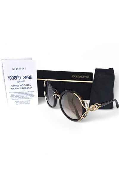 Roberto Cavalli #ORİJİNAL #ROBERTOCAVALLİ #KEMİK #GOLDMETAL #AKSESUARLI #TAŞLI #KAHVERENGİ  #KADIN #GÜNEŞGÖZLÜĞÜ