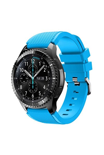 Techmaster Samsung Gear S3 Gear Watch 3 45mm Uyumlu Silikon Kordon Kayış