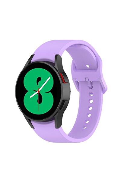 Techmaster Samsung Galaxy Watch 4 5 6 7 Pro 40 42 43 44 46 47mm Uyumlu Solid Silikon Kordon