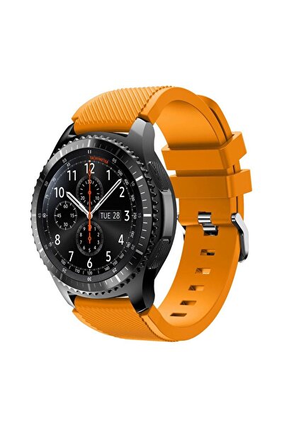 Techmaster Samsung Gear S3 Gear Watch 3 45mm Uyumlu Silikon Kordon Kayış
