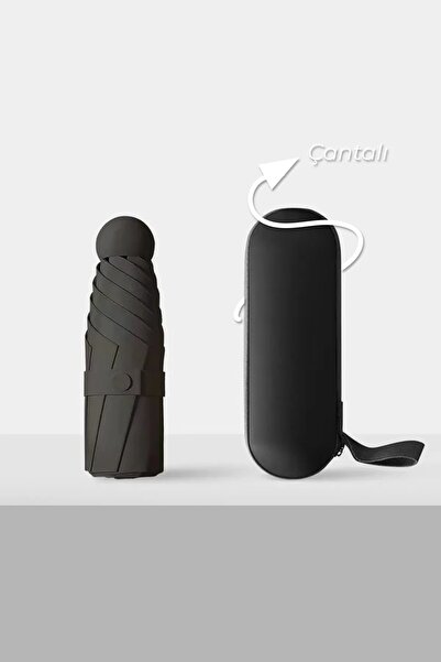 Turna Kılıflı Şemsiye - Mini Şemsiye - Kapsül Şemsiye - Seyahat Şemsiye