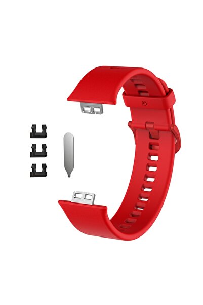 Techmaster Huawei Watch Fit Uyumlu Silikon Kordon Kayış