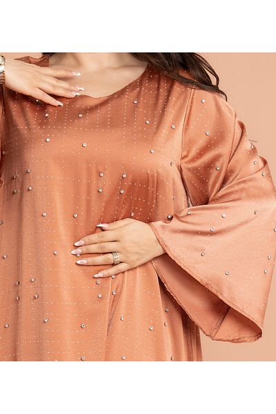 IKKXA Crystal Patterns Luxury Jalabiya