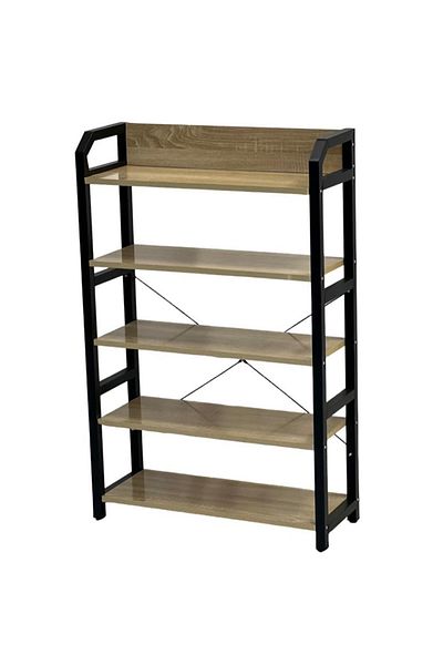 TrentonGCC رف كتب معاصر - رف عرض متعدد الطبقات 100x60x24 سم