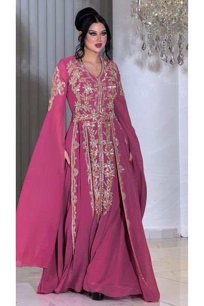 ZENABİYEM Zena Fashion Embroidered Double Skirt Evening Dress Local