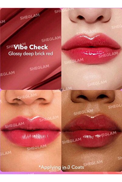 SHEGLAM IŞILTILI RUJ, MİRROR KİSS HİGH-SHİNE LİPSTİCK