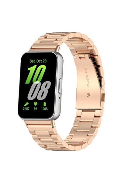 Techmaster Steel Steel Cord Strap Compatible with Samsung Galaxy Fit 3 R390