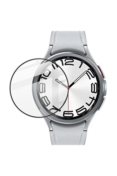 Techmaster Samsung Galaxy Watch 6 Classic 47mm 3D Hd Full Ekran Koruyucu