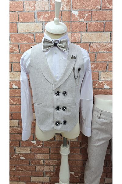 HAYTA Children's Vest Set - Vienna Stone Set with Shirt