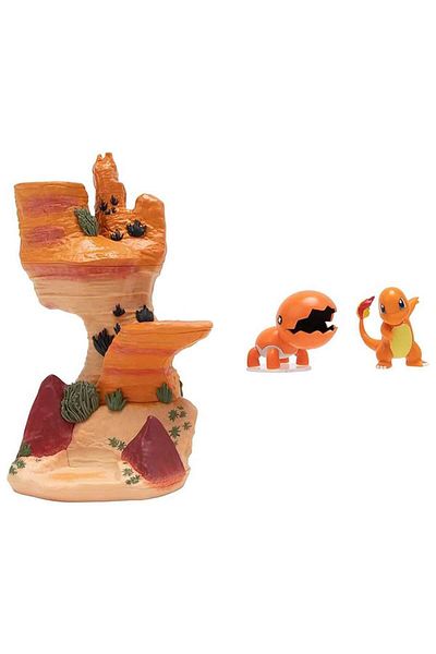 Sunman Pokemon Select Series Design Venue and Figure Set - Trapinch-Charmander