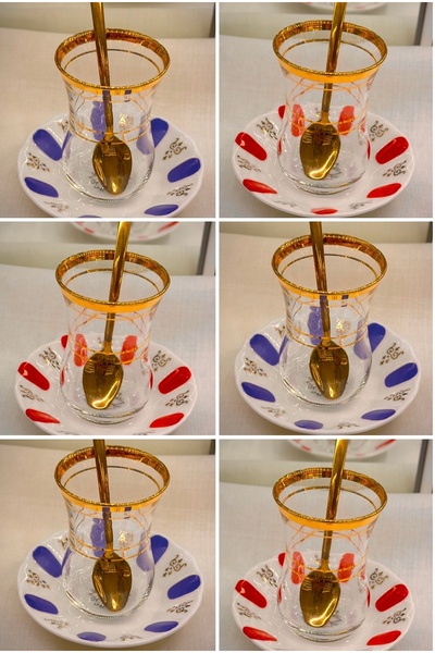 DUKKANI ISTANBUL Pasabahce 6-Person 18-Piece Beginner Mix Tea Glass Set with ...