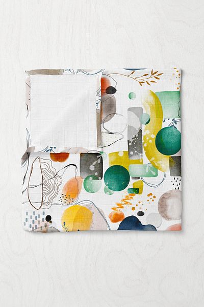 Wheeppo Premium Digital Print Muslin Blanket Bohemian - 75x100 cm