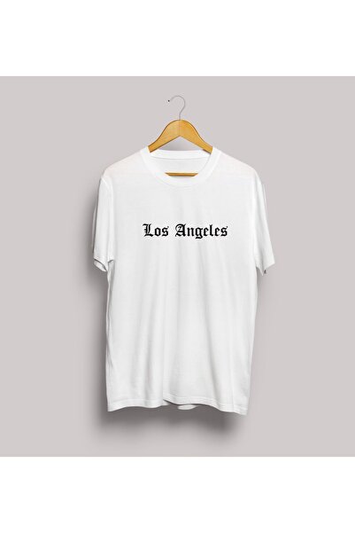 Let's Wear Los Angeles Printed Oversize Design T-shirt