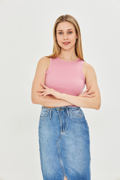 Dİ GİYİM Women's Ribana Crop Sneakers