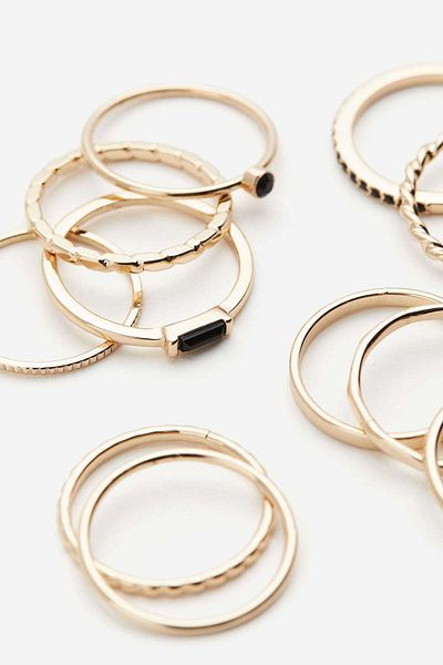 H&M 11-pack rings