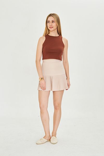 Dİ GİYİM Women's Ribana Crop Sneakers