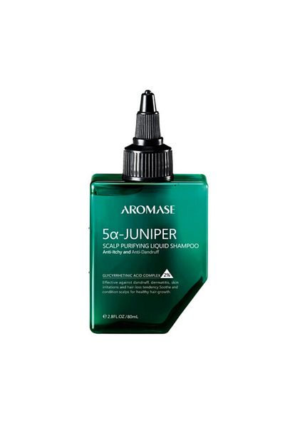 AROMASE Sampon lichid purificator pentru scalp 5α Juniper, 80 ml - sampon de curatare