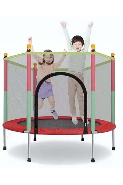 Fitness World Trampoline For Outdoor And Indoor With A Safe And Strong Mesh For A Fun And Safe Time