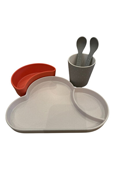 Trixie Bambu Trixie Bardak ve Kaşık Raccoon / Tum Tum Bambu Bölmeli Tabak ve ...