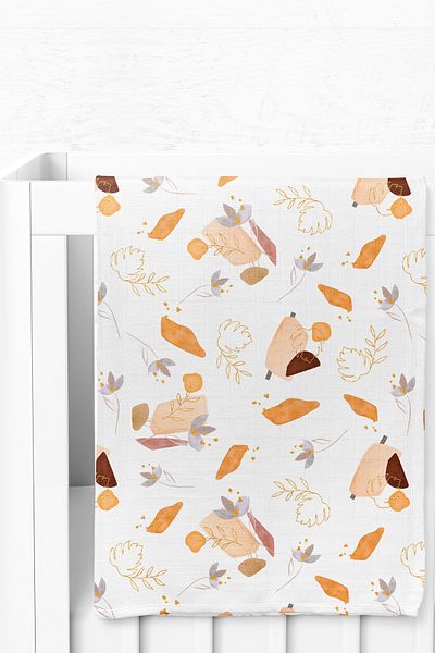 Wheeppo Premium Digital Print Muslin Blanket Boho - 75x100 cm