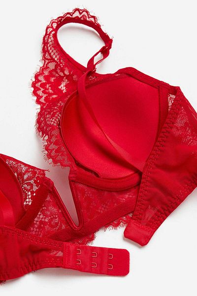 H&M Padded underwired lace bra