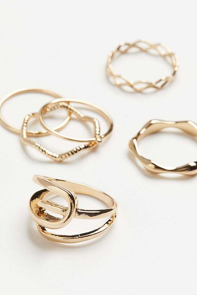 H&M 6-pack rings