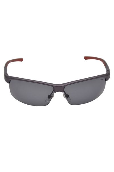 Mustang Men's Rectangle Polarized Sunglasses MU 1337 COL 02