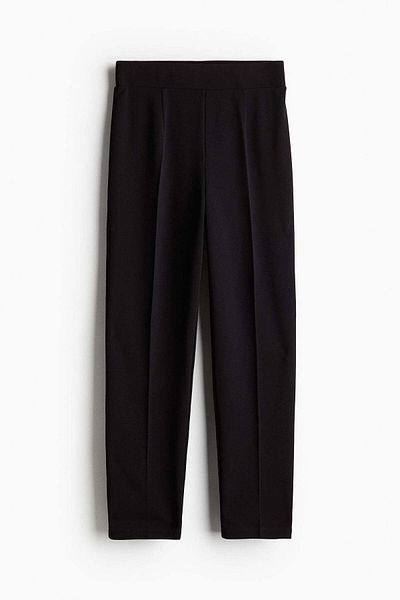 H&M Tapered jersey trousers