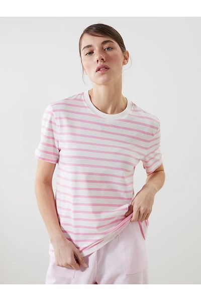 LC Waikiki Tricou cu dungi Lcw Vision pentru damă