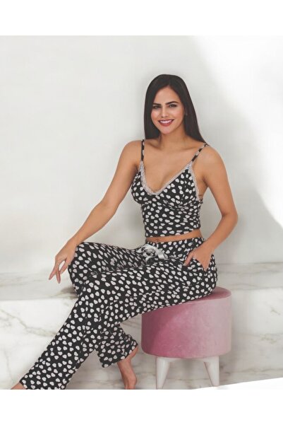Lady Lingerie ΣΕΤ ΠΙΤΖΑΜΑΣ ΜΕ ΤΙΡΑΝΤΕΣ ΑΠΟ ΙΝΗΜΑΤΙΝΟ ΥΛΙΚΟ