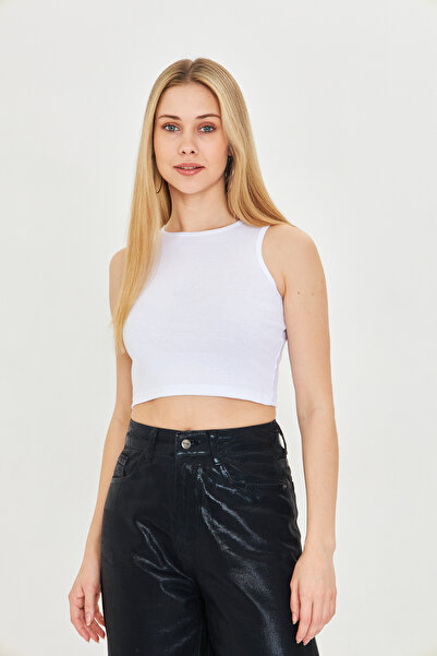 Dİ GİYİM Women's Ribana Crop Sneakers