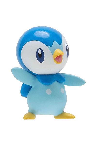 Sunman Pokemon Select Series Design Venue and Figure Set - Galarian Darumaka-Piplup