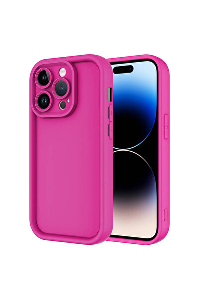 UnDePlus Apple iPhone 14 Pro Max Kılıf Kamera Korumalı Kalın Kenarlı Viera Si...
