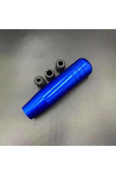 MEGAHAWK Blue Color Gear Shift Knob 13cm Metal Body Premium Product