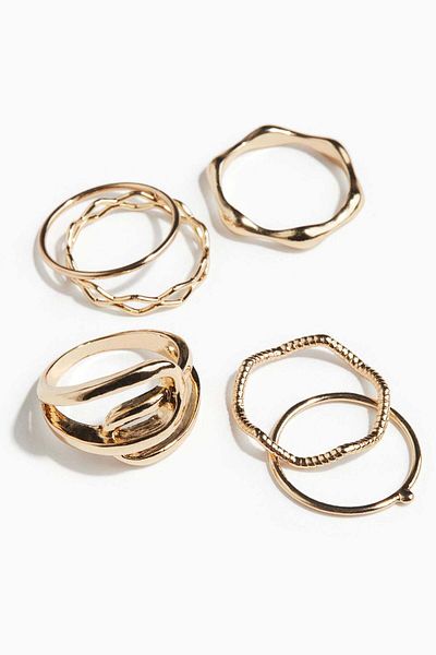 H&M 6-pack rings