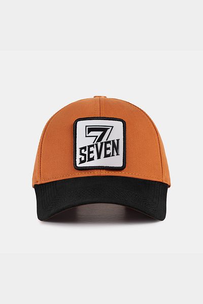 BlackBörk V1 Six 7 Number Logo Black-Brick Baseball Cap