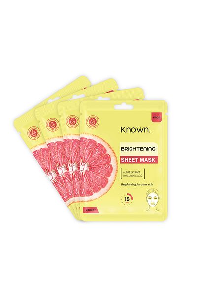 KNOWN. Known Brightening Face Mask (4Pcs)