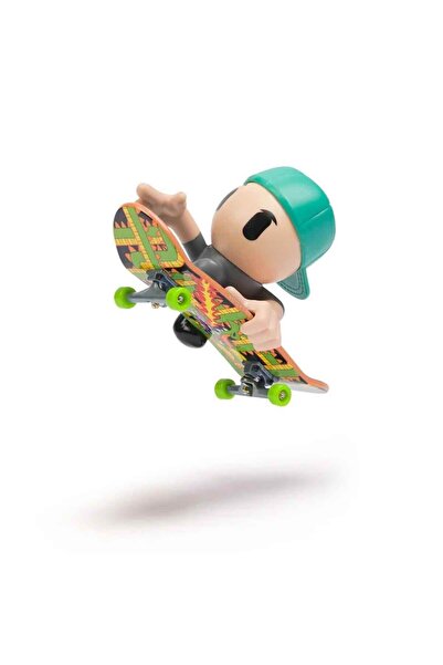 Tech Deck Sk8 the Crew Figured Finger Skateboard S1 - Green Cap