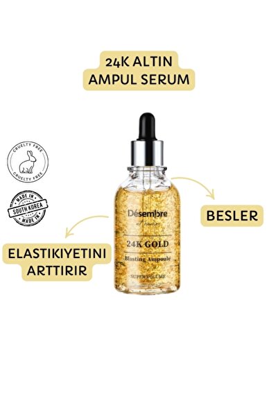 Desembre 24K Gold Blasting Ampoule ( Elastikiyet ve Parlaklık Sağlayan Serum)