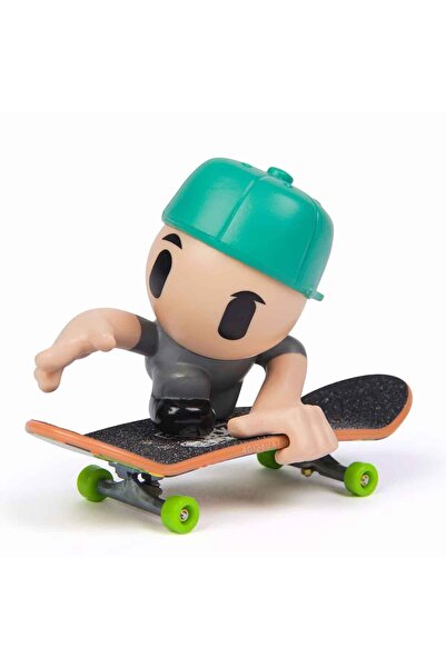 Tech Deck Sk8 the Crew Figured Finger Skateboard S1 - Green Cap