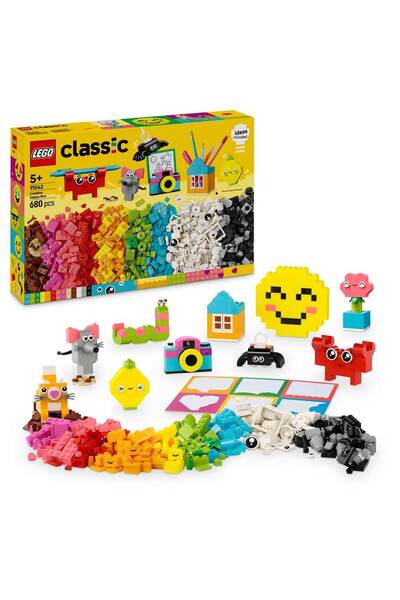 LEGO Classic Creative Happy Box 11042 - Cultivate Imagination for Kids Ages 5 and up