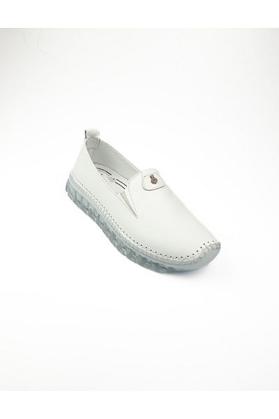 Voyager Pantofi casual de damă Voyger 9059 din piele albă