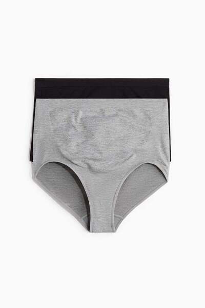 H&M MAMA 2-pack Seamless Bump support briefs