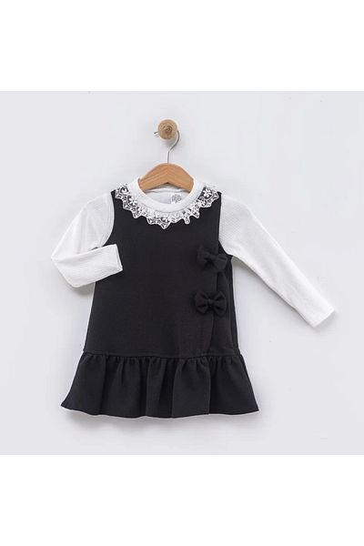 CRAX BABY GIRL SUKUBA GILET BADED SET