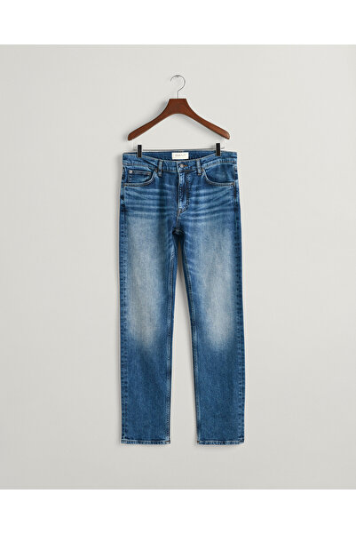 Gant Erkek Mavi Regular Fit Jean